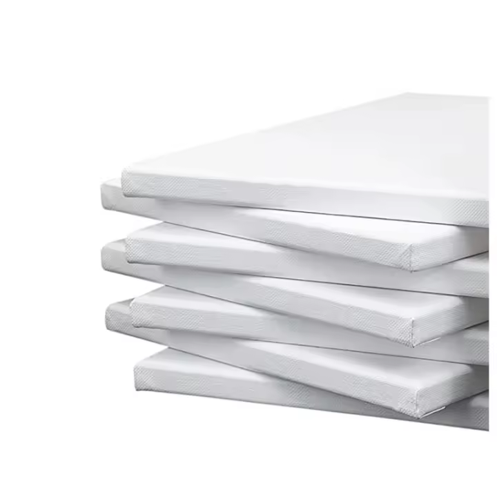 Lienzo para pintar 50 X70cm. Lienzo en blanco, preestirado, enmarcado, listones, apto para todo tipo de pinturas, óleo, acrílico, - 1