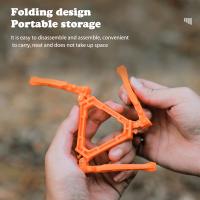 Soporte Tripode Plegable De Nylon Para Tanque De Gas De Camping Soporte Universal Para Botella De Estufa Al Aire Libre - details 5