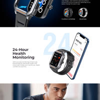 HAVIT HV-M9040S Smartwatch, Pantalla Completa 1,91", Llamadas Bluetooth, IP67 Resistente al Agua, 100+ Modos Deportivos, Monitor de Ritmo Cardíaco y Oxígeno en Sangre, Seguimiento de Sueño, Asistente de Voz, Compatible con Android/iOS - details 2