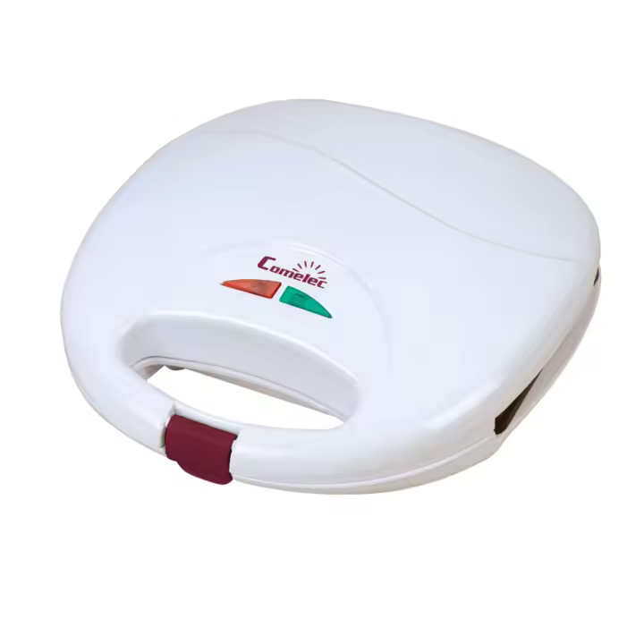 Sandwichera Comelec SA1205 700W placas grill especial sándwiches y paninis blanco - 1