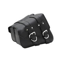 Bolsas De Silla Para Motocicleta De Cuero PU Universal Para Honda Suzuki Sportster XL883 1200 Estilo Swing Arm Bolso De Almacenamiento Impermeable Negro - details 5