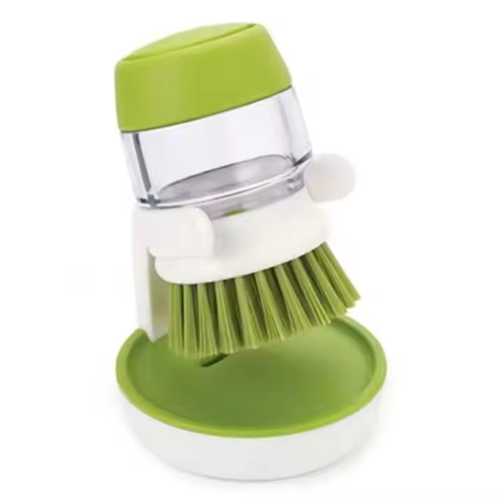 Cepillo De Lavar Platos Con Dispensador De Jabón Para Limpieza Doméstica Cepillo De Cocina Con Soporte En Venta Caliente - 1