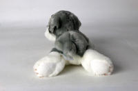 Muñeco De Peluche Kawaii Schnauzer Pequeño Suave Simulación Juguete De Peluche Para Niños Animal De Peluche Lindo Accesorio Fotográfico Regalo De Cumpleaños Para Niñas - details 3