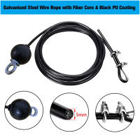Cable De Acero Fuerte Para Remolino De Fitness 2.5M 3M 4M 5mm Thicken Cable De Remolino De Casa Para Gimnasio Accesorios De Equipo De Ejercicio Unisex - details 3