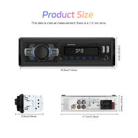 Podofo Radio De Coche In-Dash 1DIN MP3 Con DAB Y Soporte Bluetooth Reproductor De Música Estéreo 12V Carga Type-C - details 23