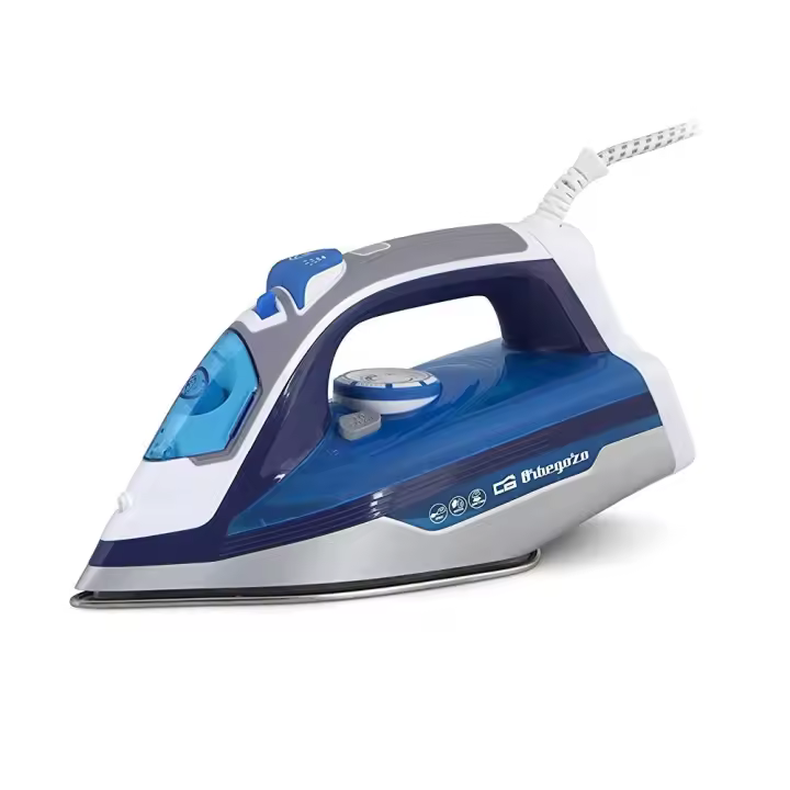 Orbegozo SV 2670 Plancha vapor-seco Suela de cerámica 2600 W Azul, Gris - 1