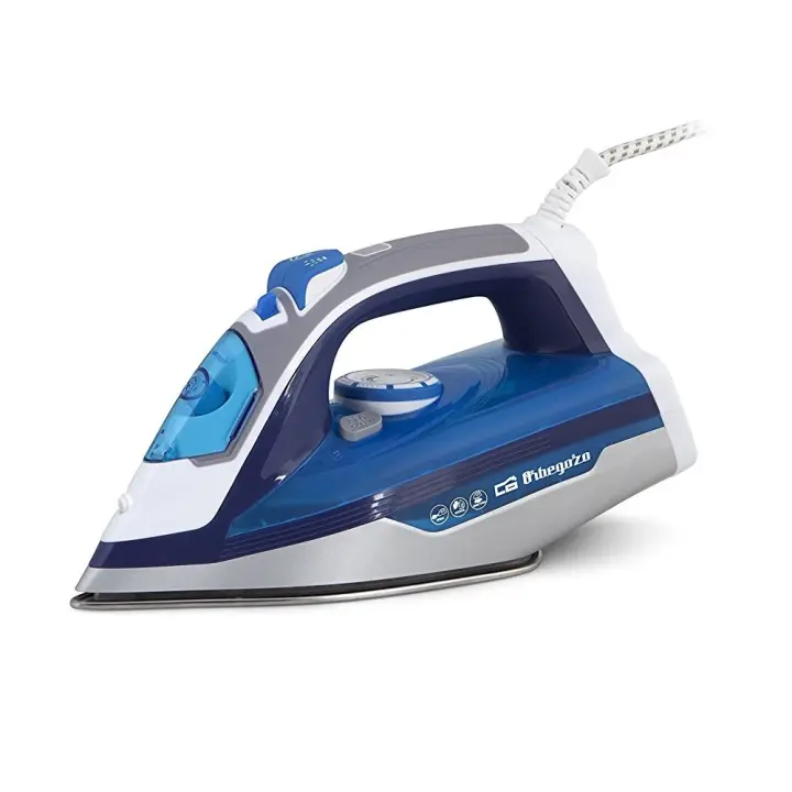 Orbegozo SV 2670 Plancha vapor-seco Suela de cerámica 2600 W Azul, Gris - 1