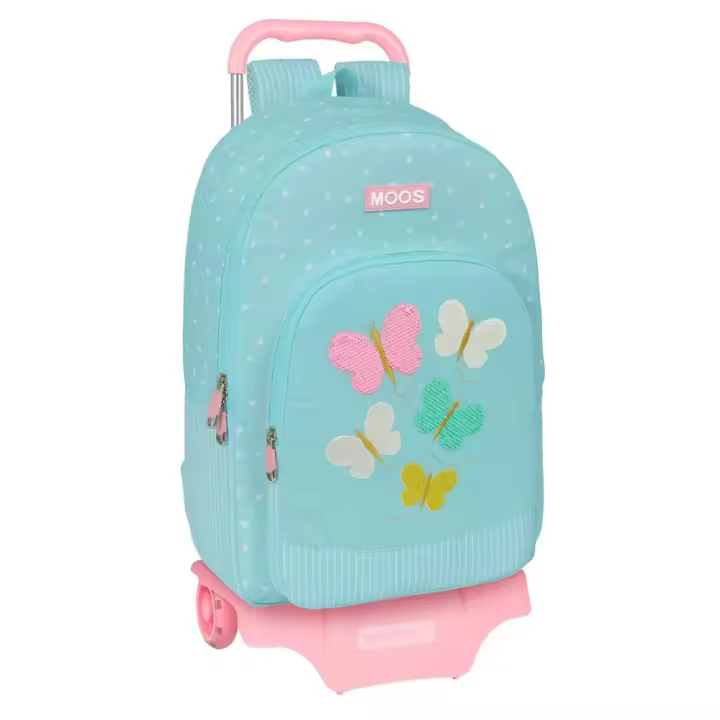 Safta Mochila Recycled+trolley Moos Butterflies - 1