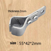 Abrazaderas De Tubo De Acero Inoxidable SS304 Ajustables Para Instalación De Red De Sombrilla 16mm a 26mm Pole Clip Para Ventanas - details 0