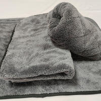 Toalla De Lavar Coche 1200GSM Doble Cara Toalla Detallada De Redes Treceadas Super Absorbente Para Limpieza Del Hogar Y Coche - details 1
