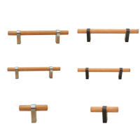 Manijas De Madera Sólida Para Armarios Y Gabinetes Perillas De Cocina Modernas Y Elegantes Pulls De Cajones Herramientas De Alta Calidad - details 2