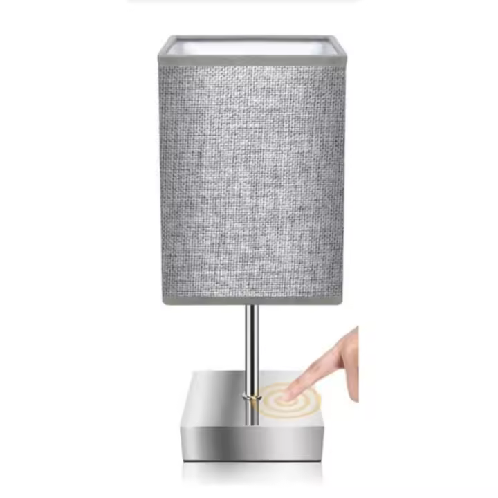 Lámpara de noche táctil, lámpara de mesa táctil regulable. - 1