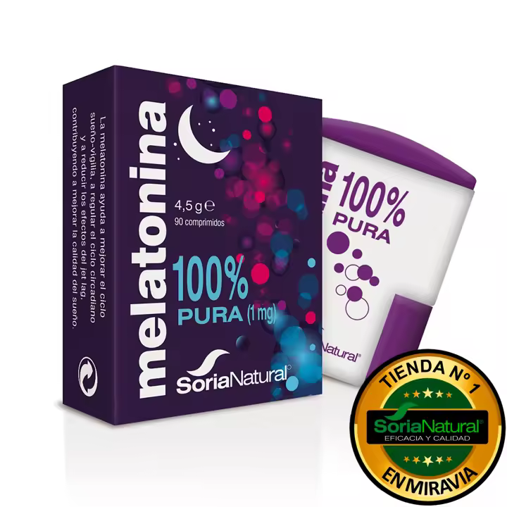 Melatonina Pura Soria Natural (90 Comp) - Ayuda a Conciliar el Sueño - 1