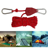 Cuerda De Acople Rápido Para Tienda De Campaña 5M Ajustable Con Pulley Reflectante Líneas De Hombre Para Exteriores Accesorios De Camping - details 0