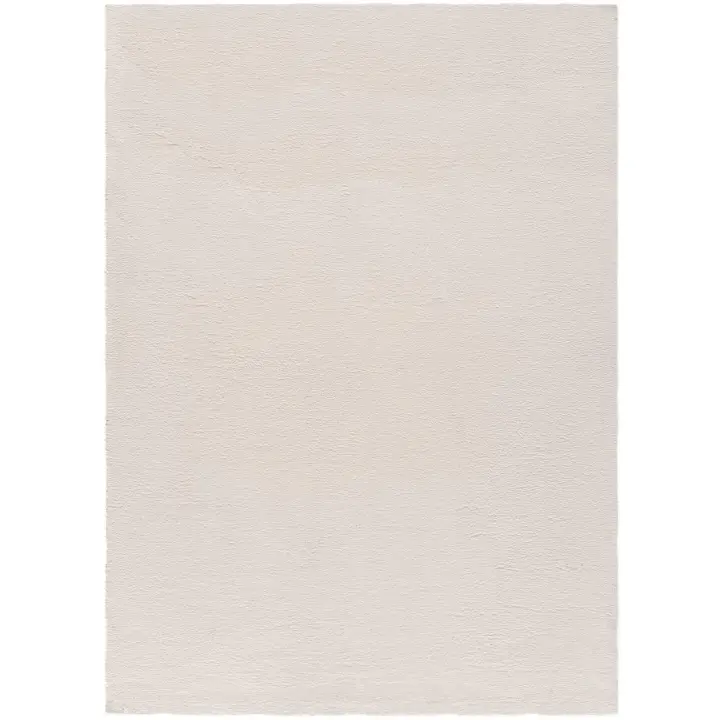 ATTICGO Alfombra de Interior Estilo Liso en Blanco - Xiana Liso | 50X80, 60X110, 80X150, 140X200, 160X230 cm - 1