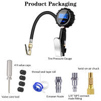 Medidor De Presión De Neumáticos Digital Universal Accesorio De Automóvil Precisión Alta Para Inflado Y Monitoreo De Coche - details 31