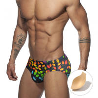 Bragas Sexys De Natación Para Hombres Traje De Baño Estrecho Con Empuñadura Y Acolchado De Verano Playa Deportes Ropa De Surf Día De La Orgullo - details 5