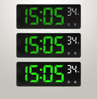 Reloj De Mesa Digital Con Control De Voz Temperatura Dual Modo Nocturno 12/24H LED Reloj De Alarma Para Despertar En La Mesa - details 6