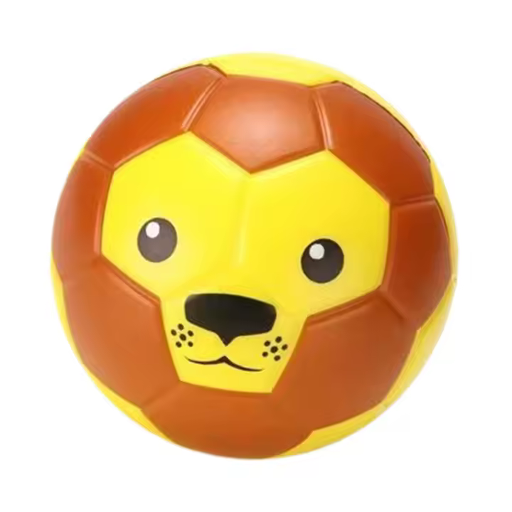 Bola De Fútbol Para Niños Mini Bola Educativa De Animales De Dibujos Animados Suave Y Portátil Para Practica Y Entrenamiento Interior Y Exterior - 1