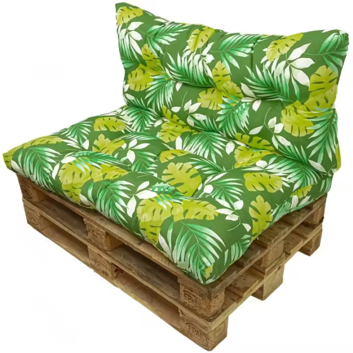 TIENDA EURASIA - Cojines para Palets, Diseño Moderno y Original, 2 Piezas, Base Acolchada con Respaldo, cojin palet - 1