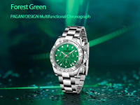 Reloj De Pulsera De Cuarzo Para Hombre PAGANI DESIGN Con Bisel De Acero Inoxidable Cristal De Zafiro Resistente Al Agua VK63 Reloj Hombre - details 1