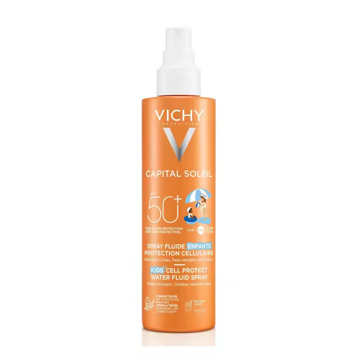 Vichy Capital Soleil SPF 50+ Water Fluid Spray Niños 200 ml - 1