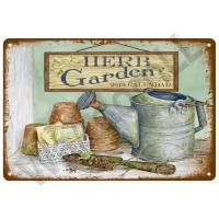Cartel De Metal Retro Con Flores Vintage Para Decoración De Jardín Arte Murallero De Hogar Placa De Latón Regalo Para Decoración De Pared Y Cuarto - details 24