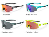 Gafas De Bicicleta ROCKBROS Con Marco Miopía Lentes Polarisados UV400 Deportes Al Aire Libre Gafas De Ojos Para MTB Y Ciclismo En Carretera Unisex - details 2