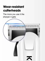 Kemei KM-809A Ajustable Cortadora De Pelo Profesional Para Hombres Con Pantalla LED Cortadora De Cabello Eléctrica Recargable Y Con Cable 3 Cuchillas Incluidas - details 12