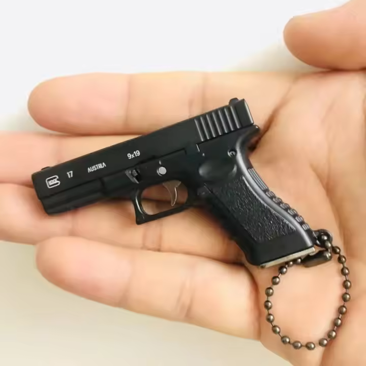  Pistola De Juguete De Aleación Semi-alloy G34 TTI Desmontable Mini Gun Toy Llavero Colgante Para Bolsa Para Niños Y Adultos - 1