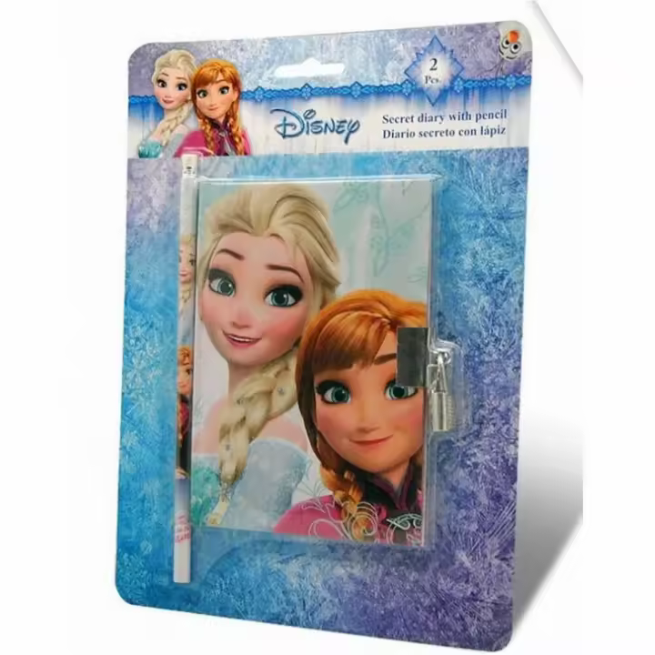 Bolsos Hf Diario con Candado Seguro y Lápiz Frozen para Bebés y Niños - 1