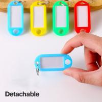 Anillos De Desgarro Con Placas De Nombre Transparentes Para Luggage Y Puertas De Ventana Cuentas De Llave De Plástico Y Metal Unisex - details 2