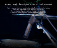 Micrófono Dinámico Cardioid Metal SM57 Para Escenario Cantar Profesional Con Cable Para Grabación Vocal Karaoke BBOX Shure - details 1