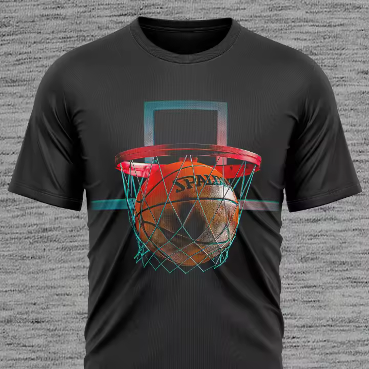 Camiseta 100% algodón estampada Basket  LA FACTORIA - 1