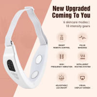 Correa Masajeadora Facial Eléctrica V-Face Lifter Con Control Remoto Eliminador De Doble Mentón LED 5 Modos Afirmación Belleza Dispositivo - details 1