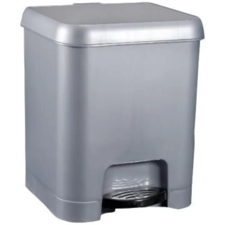 NAKLOE - Papelera - Papelera plástico 7  L - Papelera para baño - Papeleras de plástico diferentes colores para baño - Cubo de basura de diferentes colores - Cubos de basura para aseo - 1