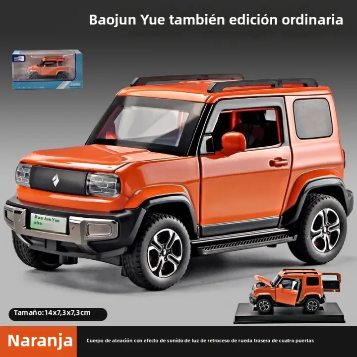 Modelo De Coche De Energía Nueva BAOJUN Yep SUV a Escala 1:24 En Aleación Con Sonido Y Luz Regalo De Cumpleaños Para Niños Adorno De Exhibición - 1