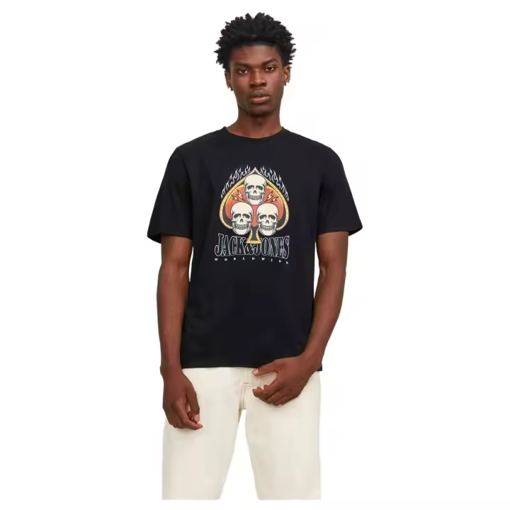 Camiseta de Manga Corta Jack&Jones  para hombre en color negro - 1