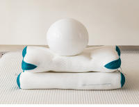 Almohada cervical de punto transpirable masaje antitracción almohada cervical núcleo hogar individual - details 5