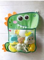 Organizador De Baño Para Bebés Con Dinosaurios Y Animales Juguete De Malla Colgante Para Bañera Bolsa De Almacenamiento Para Juguetes De Agua Para Niños Y Niñas - details 0
