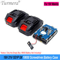 Turmera Caja De Batería Para Destornillador 18V 21V Soporte De Batería 18650 5X 10X 15X 20X Con BMS 50A Máx.100A Para Reparación De Taladro Eléctrico - details 2