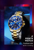 Reloj Mecánico Para Hombre OLEVS 6650 Resistente Al Agua Luminoso Con Fecha Estilo Clásico Y Moda De Buceo Material De Acero Inoxidable - details 11
