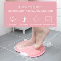 Escobilla De Baño Para Espalda Colgante Con Ventosa De Silicona Masajeador De Showers Exfoliante De Piel Muerta Para Adultos - details 3