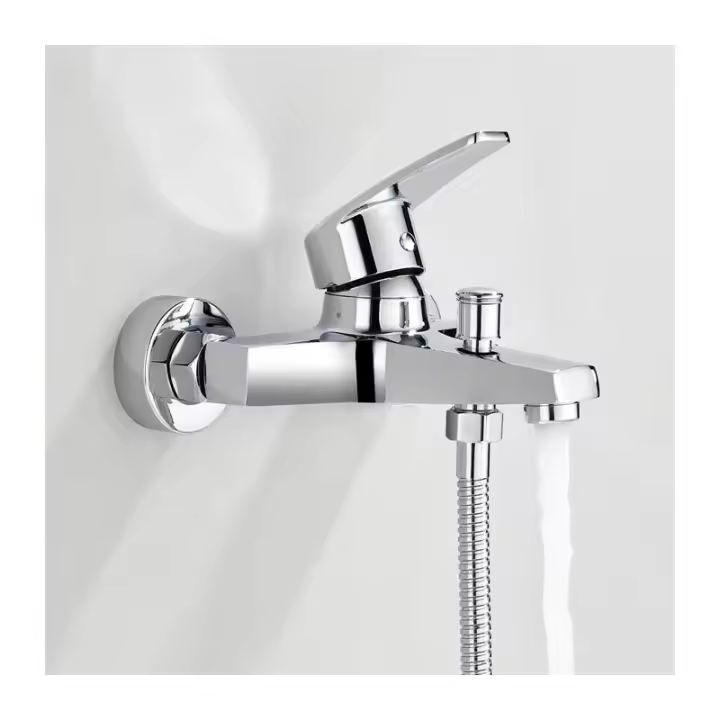 BIT Grifo monomando para bañera Grifo para bañera/ducha Grifo monomando de latón cromado - 1