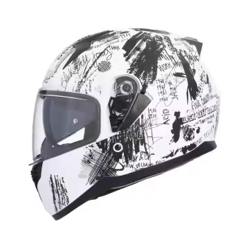 Casco Integral Shiro Trueno SH-667 Funky Blanco Mate 22.06 001730-95 - 1
