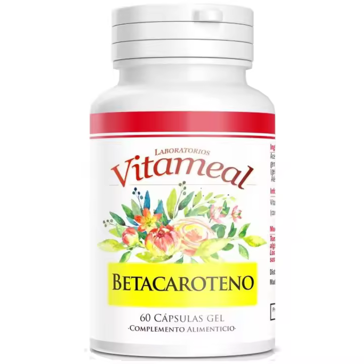 Vitameal Betacaroteno 10000 Ui 60 Cápsulas - 1