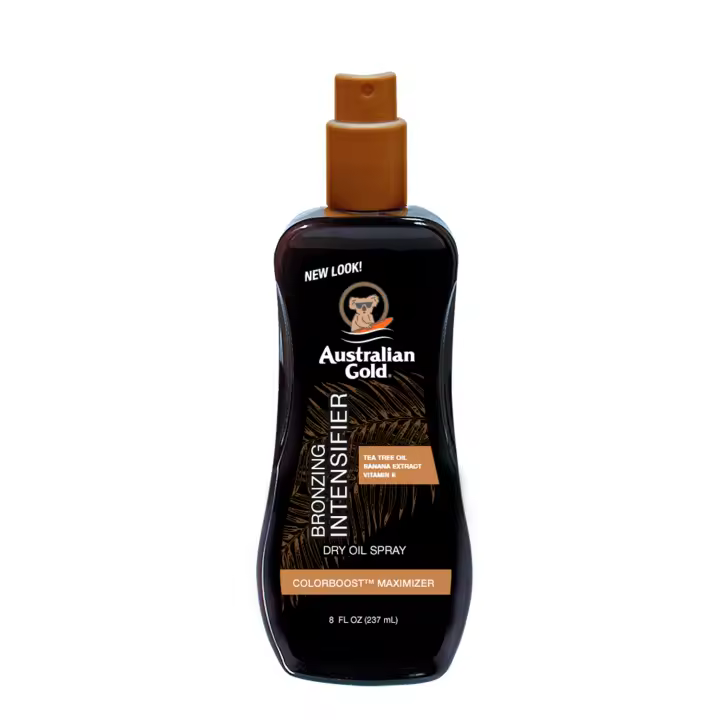 Australian Gold INTENSIFIER DRY OIL W/BRONZER,  Aceite seco intensificador del bronceado 237ml - 1