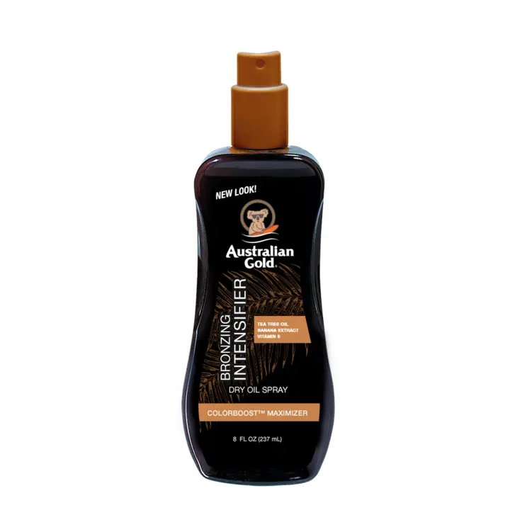 Australian Gold INTENSIFIER DRY OIL W/BRONZER,  Aceite seco intensificador del bronceado 237ml - 1
