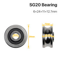 Rodamientos De Groove Ball Para Máquina De Grabado Y Corte Por Láser CO2 SG10 SG15 SG20 SG25 Pack De 5pcs Accesorios Para Máquinas De Grabado - details 3