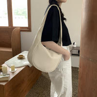 Bolso De Hombro Boho Para Mujer Gran Capacidad De PU Cuero Bolsos Cruzados De Moda Bolso De Mano Underarm Dumpling Monedero - details 10